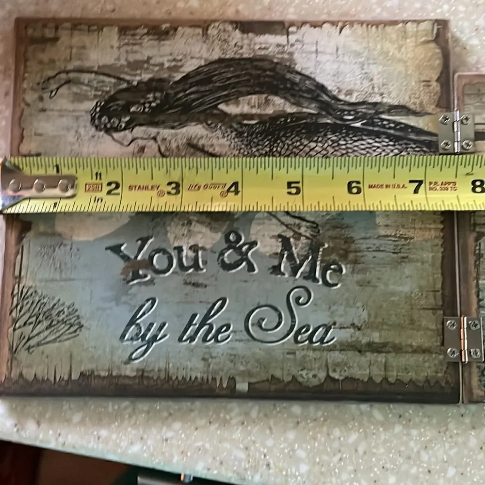 You and me, by the sea picture frame Primitives by Kathy Phillips